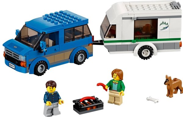 LEGO City busje caravan 60117