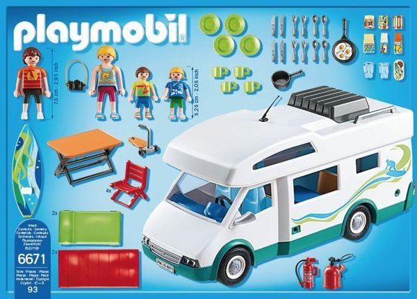 Playmobil 6671 Grote Familiecamper