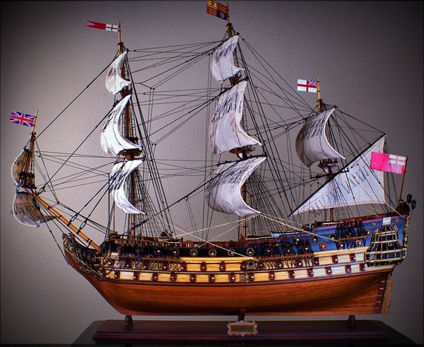 HMS Prince  special houtenmodel 100 cm